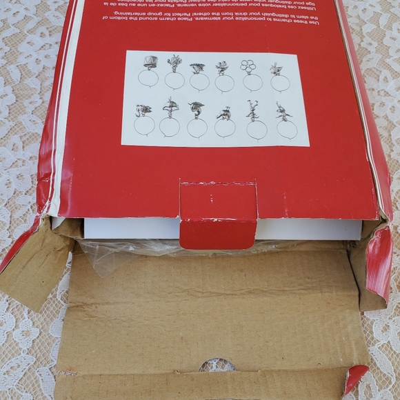 12 Days of XMAS drink charm set. Identify your glass. NWOT - Picture 5 of 10